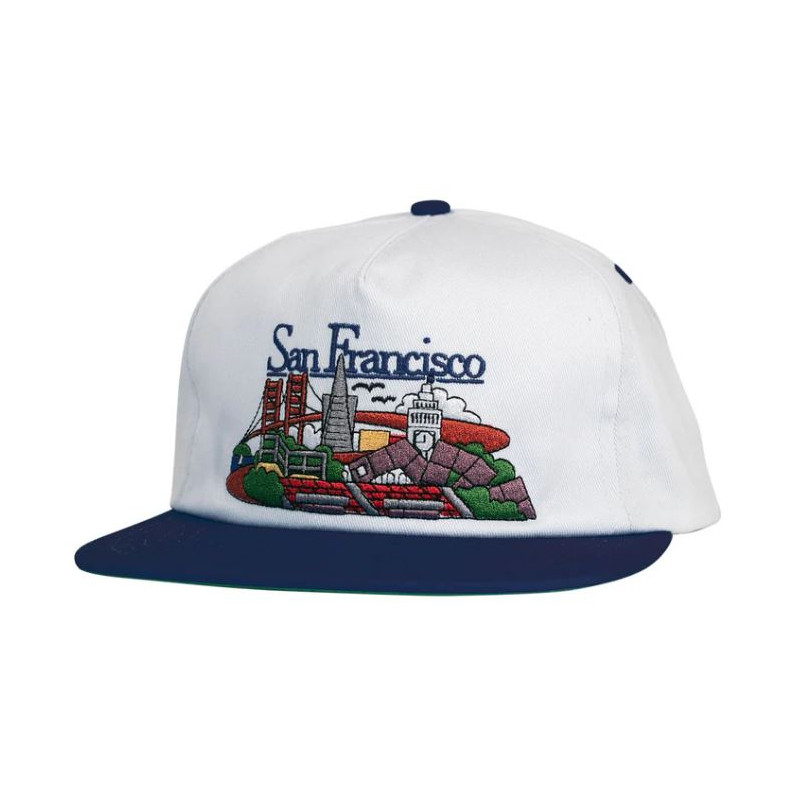 Real San Francisco SFC White Navy Snapback Cap