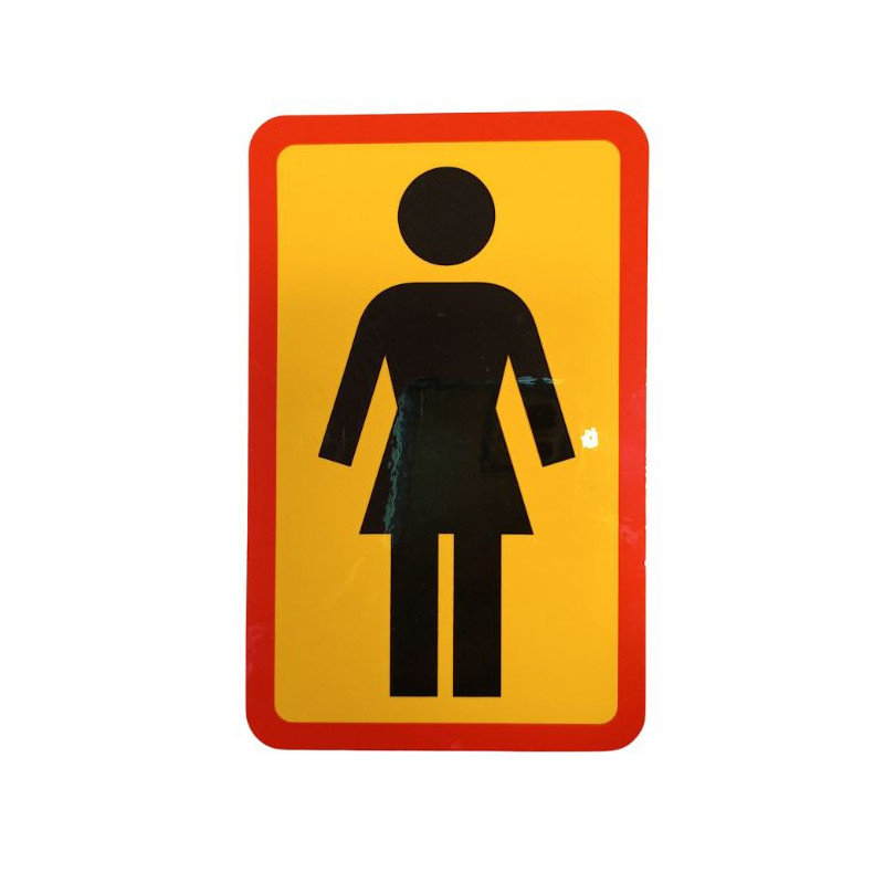 Sticker GIRL Skateboard Logo 9.5cm x 15cm