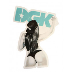 DGK Lady Graf Skateboard Sticker 12 x 9.5 cm