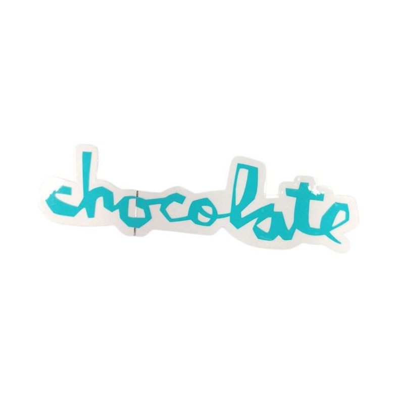 Sticker CHOCOLATE Teal Skateboard 13.7 x 3.7 cm