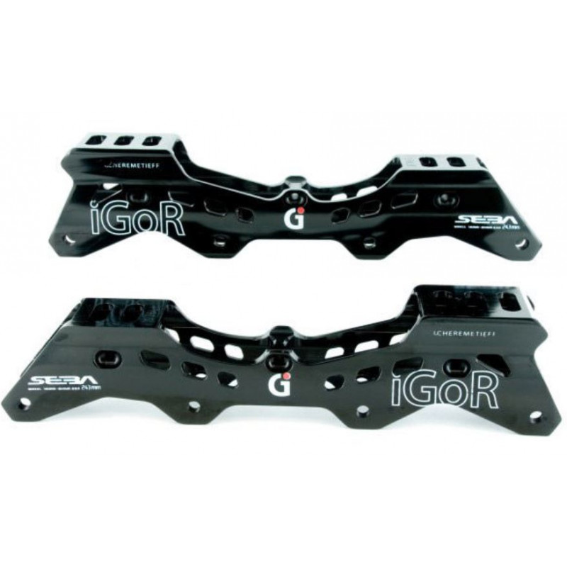 Seba Igor Rockered 4x80 Black Frame – Pro Freestyle Pair