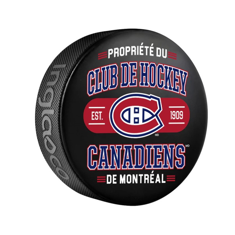 NHL Inglasco Property Of Puck – Official Collector Hockey Puck