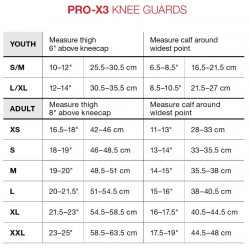 G-Form Pro-X3 Black Knee Pads SmartFlex Protection