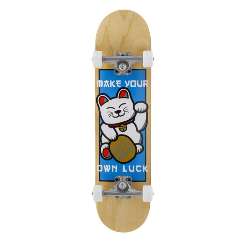 Enuff Lucky Cat Natural Complete Skateboard 7.25"