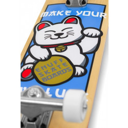 Enuff Lucky Cat Natural Complete Skateboard 7.25"