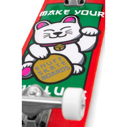 Enuff Lucky Cat Red Complete Skateboard 7.25" x 29.5"