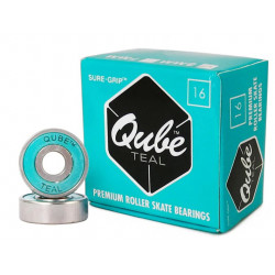 Roulements QUBE Teal 8mm ABEC 5 – Pack de 16