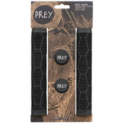 PREY Hand Grips Black 175mm – Soft avec Bar Ends
