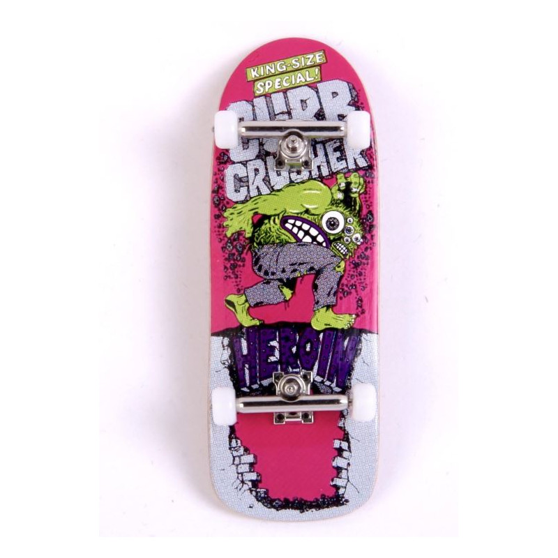 Fingerboard Custom Pro X Heroin Curb Crusher 33.8mm Complet Bois
