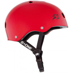 S1 Lifer Helmet Bright Red Gloss Skate BMX Bike