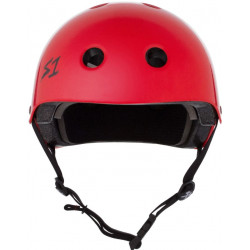 S1 Lifer Helmet Bright Red Gloss Skate BMX Bike