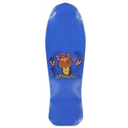 Vision Groholski Skeleton 10.25" x 30" Old School Skate Deck Blue