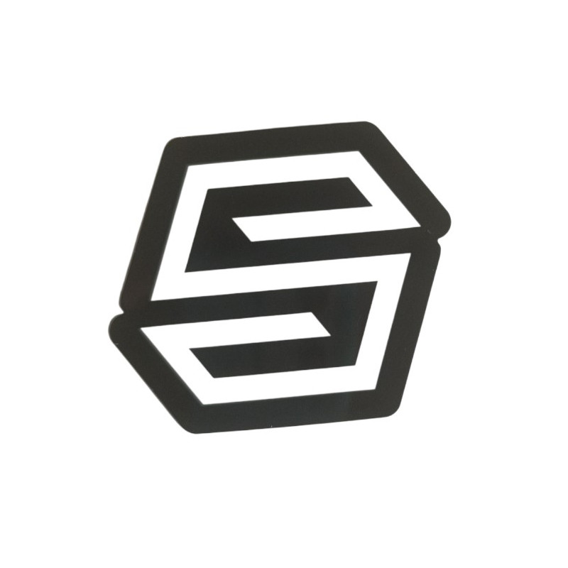 Black White Sticker 5.5 x 4.2 cm – Freestyle Scooter Logo Decal