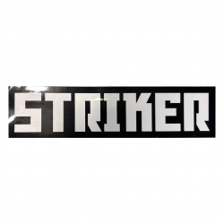 Sticker STRIKER rectangle 15.9cm x 4cm