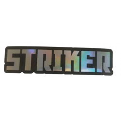Sticker Ticker Argenté 10 x 2,5 cm | Autocollant Trottinette