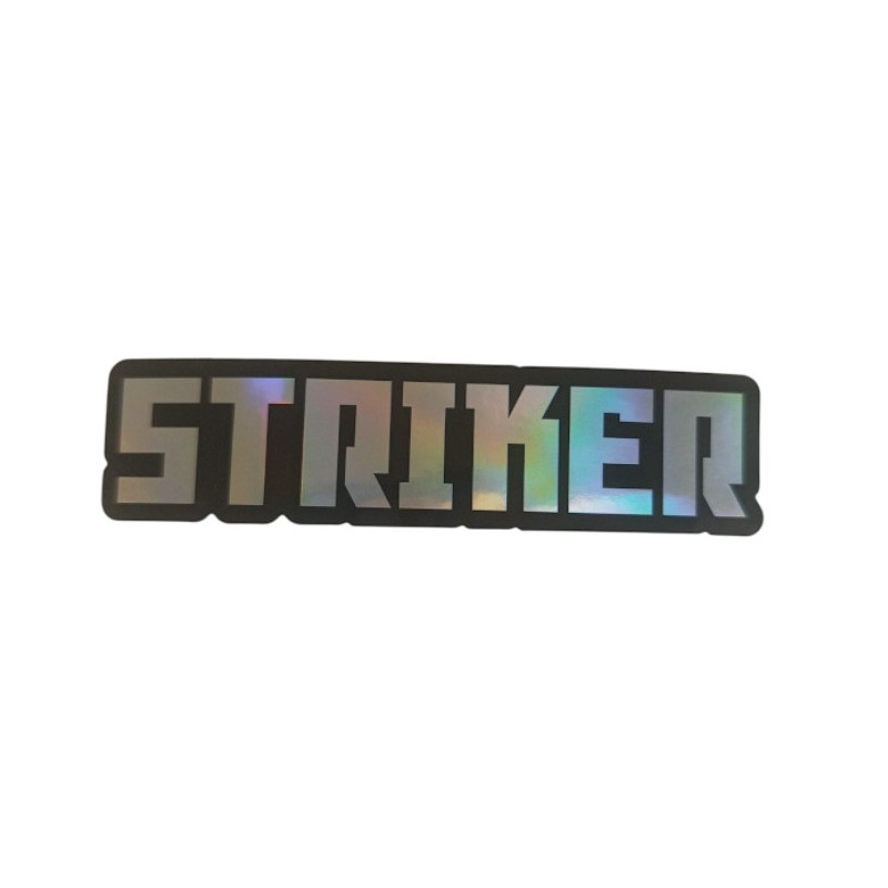 Sticker Ticker Argenté 10 x 2,5 cm | Autocollant Trottinette