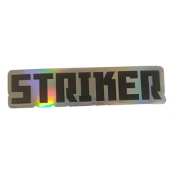 Ticker Silver Sticker 10 x 2.5 cm – Holographic Scooter Decal