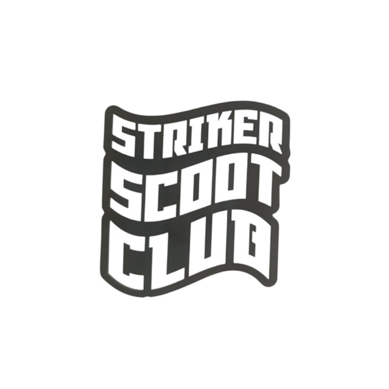 Striker Sticker SCOOT LAB 5x5 cm Black White