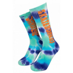 Chaussettes Santa Cruz Ad Rip Bleu Tie Dye