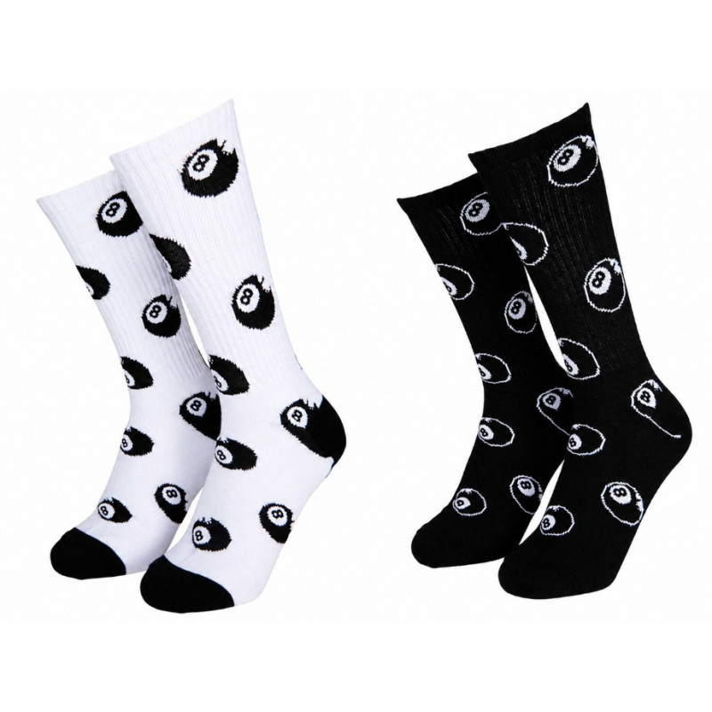 Santa Cruz Winkowski Eight Ball Socks – 2 Pack