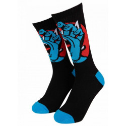 Santa Cruz Hand Dot Socks 2 Pack Black & White