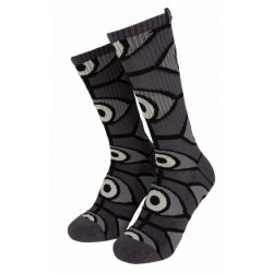 Santa Cruz Salba Eyes Socks 2 Pack Black & White