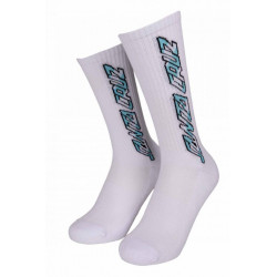 Santa Cruz Salba Bones Socks 2 Pack Black & White