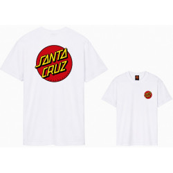 T-Shirt Santa Cruz Classic Dot Chest Athletic Heather