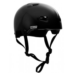 Bullet x Santa Cruz Screaming Hand Youth Skate Helmet Gloss Black 49-54cm