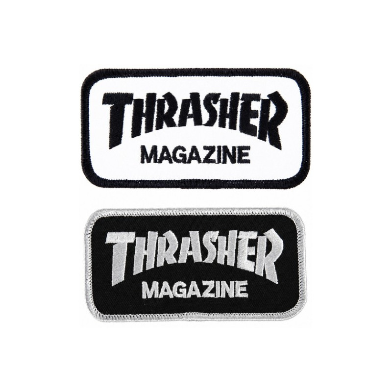 Patch Brodé Thrasher Magazine Thermocollant 10cm