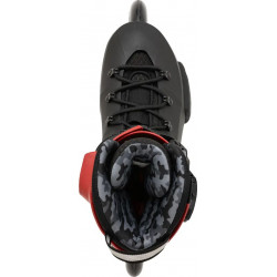 Freeskate ROLLERBLADE Twister 110 Noir/Rouge