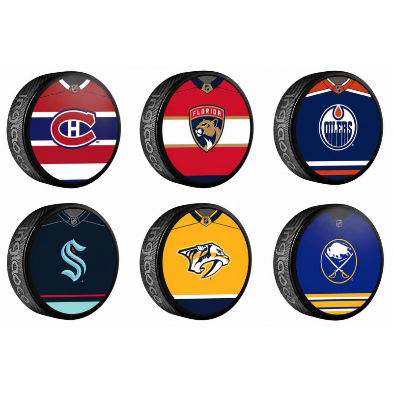 NHL Inglasco Jersey Puck – Official Hockey Puck for Players