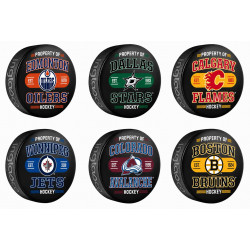 NHL Inglasco Property Of Puck – Official Collector Hockey Puck