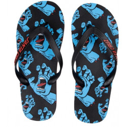 Tongues Santa Cruz Drift Flip Flops Screaming Hand