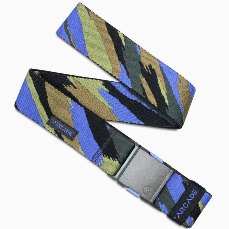Arcade Brushstroke Black Cobalt Belt