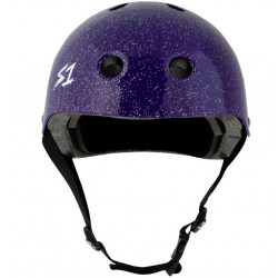 S1 Lifer Glitter Purple Helmet Skate BMX Scooter