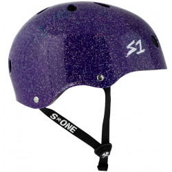 S1 Lifer Glitter Purple Helmet Skate BMX Scooter