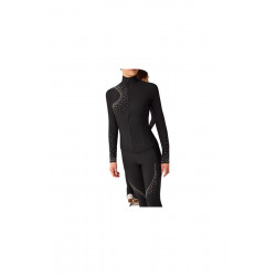 Veste 349 Adulte Thermique Aurora Boréale Noir à Strass Pridance