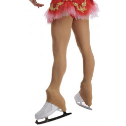 Primavera Pridance 522/3305 Over The Heel Figure Skating Tights 90 Denier Nude