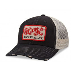 American Needle AC/DC Back In Black Trucker Cap Black