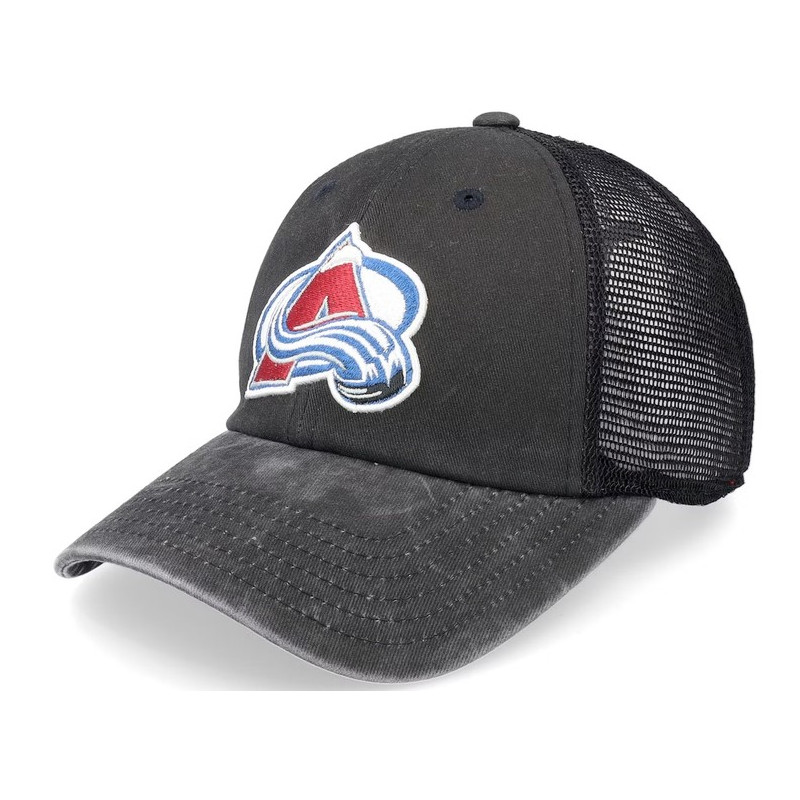 Casquette Colorado Avalanche Raglan Bones Black American Needle