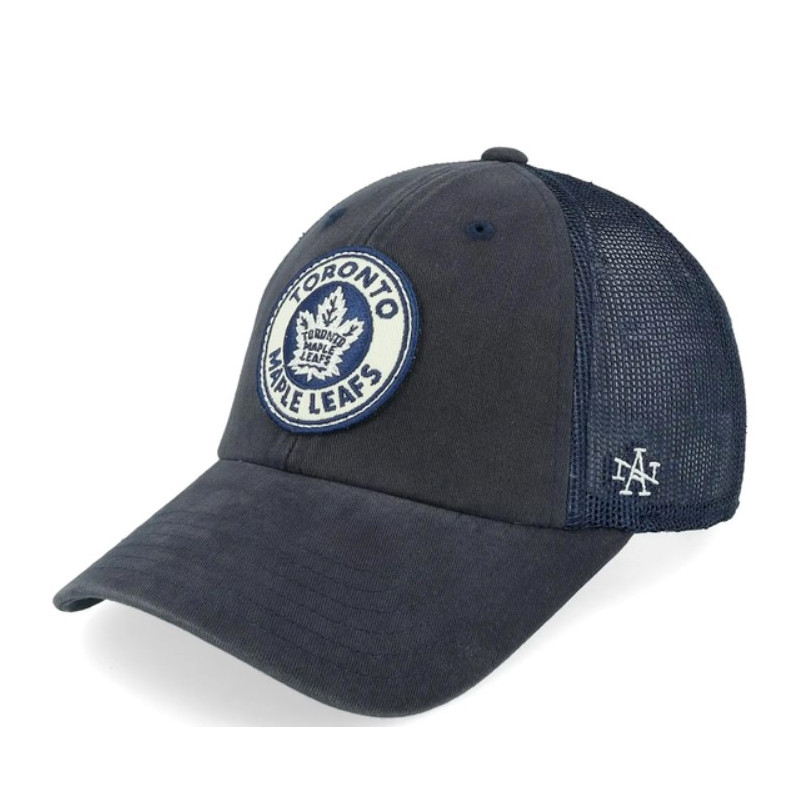 Toronto Maple Leafs Raglan Bones Navy Cap by American Needle