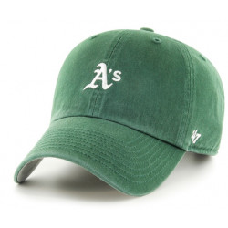 Oakland Athletics Base Runner Clean Up Dark Green Cap by 47 Brand