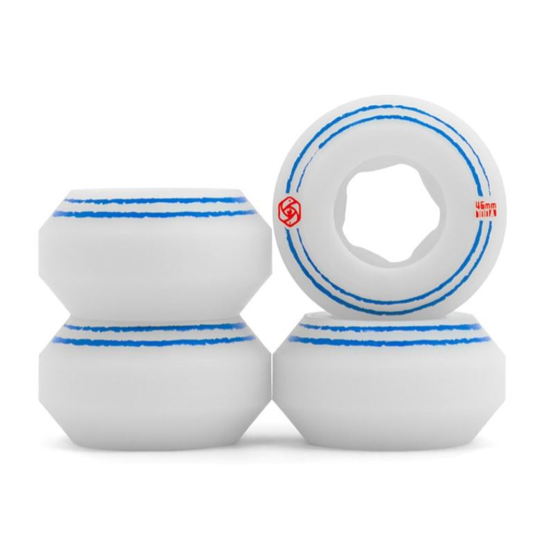 Red Eye Team Anti-Rocker Wheels 46mm 100A White 4-Pack
