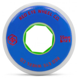 Red Eye Team Freestyle Inline Wheels 55mm 92A White 4-Pack