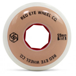 Red Eye Team Freestyle Inline Wheels 59mm 90A White 4-Pack