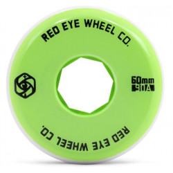 Red Eye Team Aggressive Inline Wheels 60mm 90A White 4-Pack