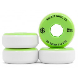 Roues Roller Agressif Red Eye Team 60mm 90A Blanc x4