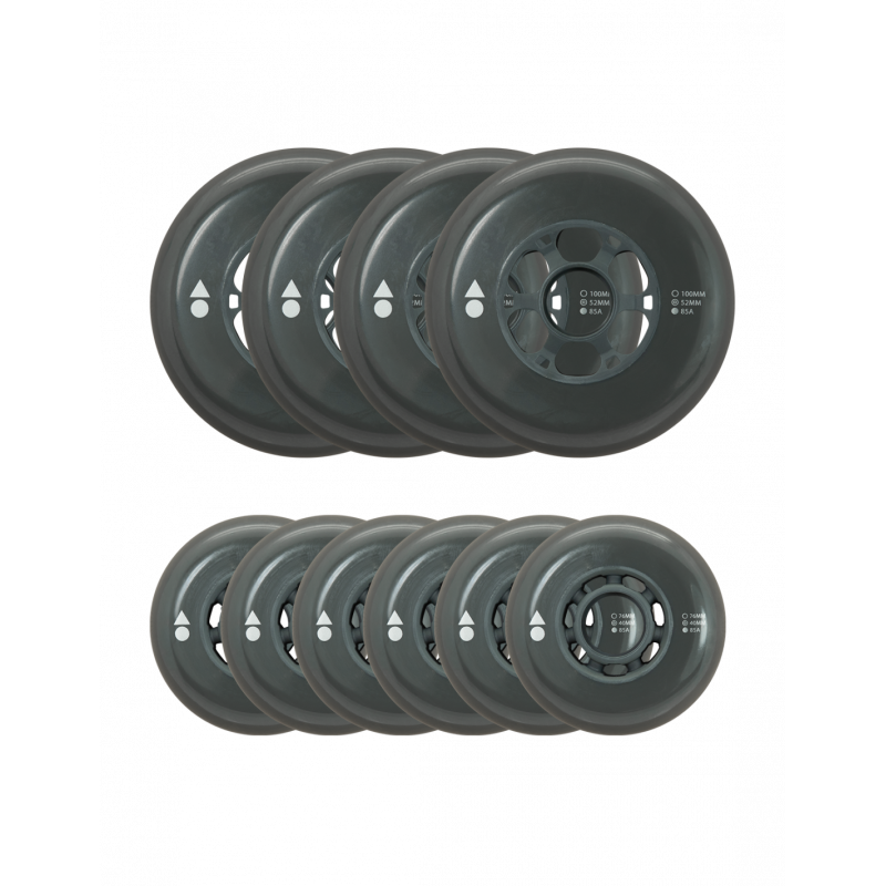 Wizard Advanced Wheels 2nd Gen - 100/76, 100/80 & 100/84 Wheel Pack - 85A