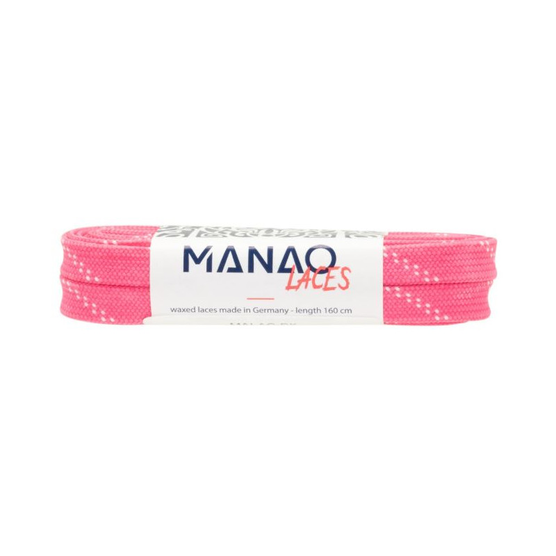 MANAO LACES 160 cm - Waxed Performance Laces for Speed Skating Boots